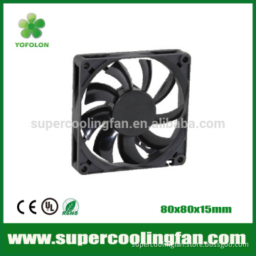 80x80x15mm 12V 24V Brushless dc axial cooling fan